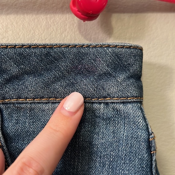 Faded Glory Jean Skirt with raw hem! - Picture 5 of 5